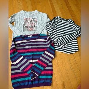 Brand sweaters size 7/8-10/12